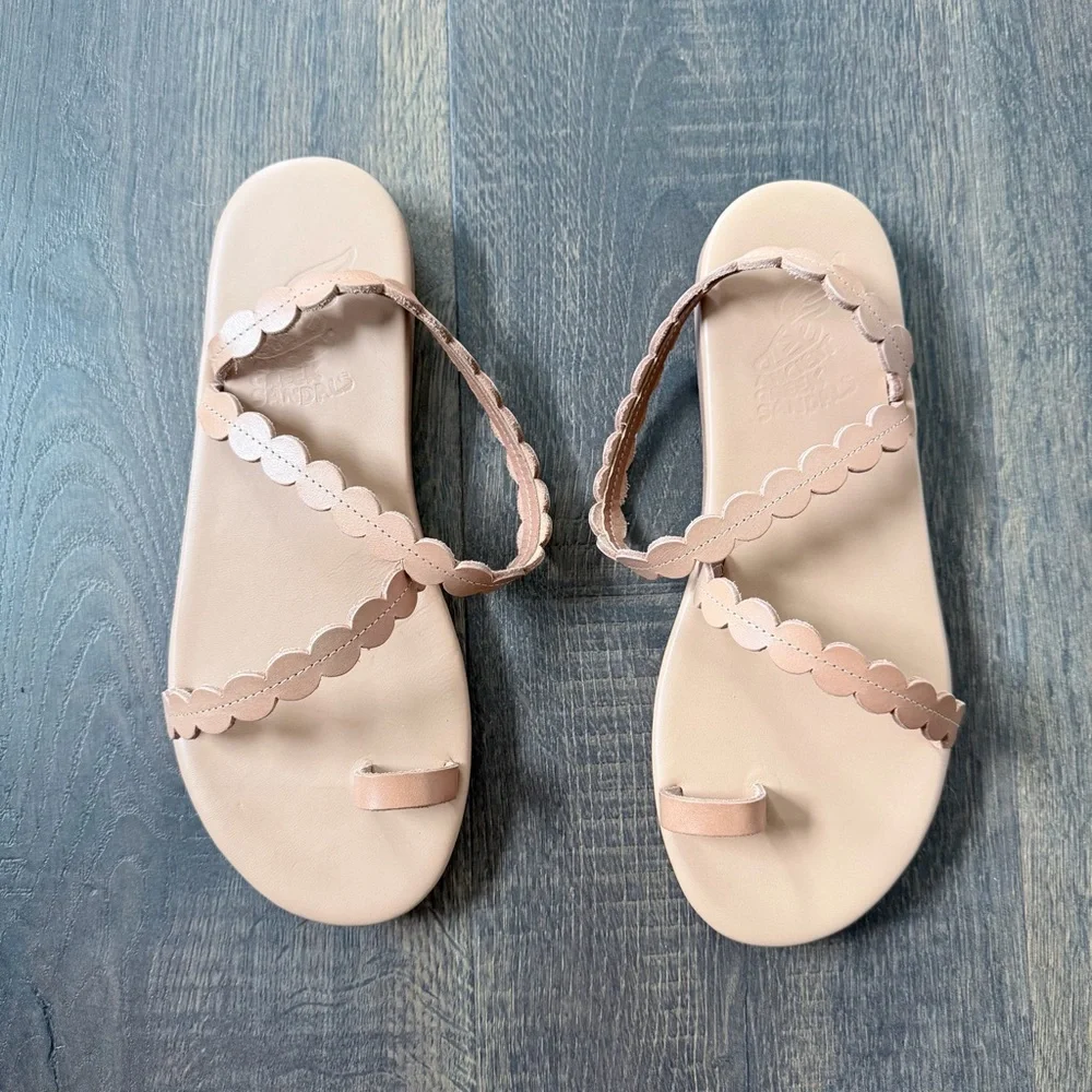 NIB Ancient Greek Sandals Aura Natural | Size: 39 - Picture 5 of 8